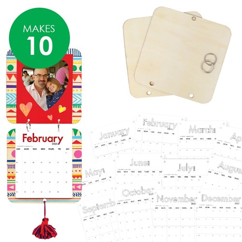 Wooden Hanging Calendars Bumper Pack