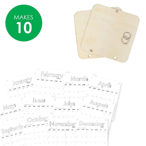 Wooden Hanging Calendars Bumper Pack
