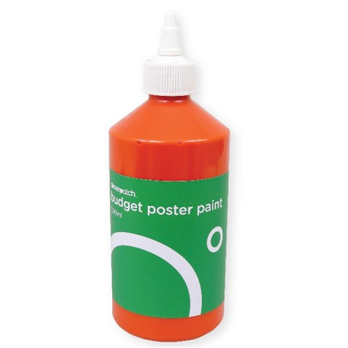 CleverPatch Budget Poster Paint - Orange - 500ml