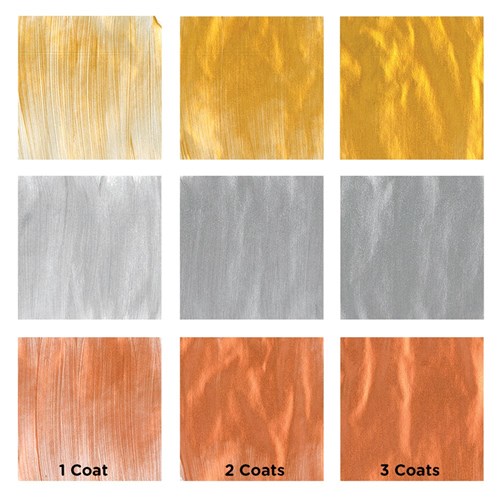 CleverPatch Budget Metallic Paint - 500ml - Set of 3 Colours