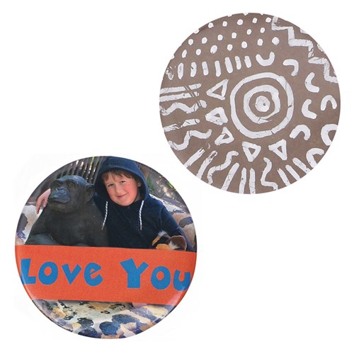 Design Your Own Plastic Safety Clip Badges - Pack of 50