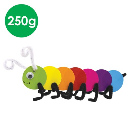 Bright Cardboard Circles - 250g Pack