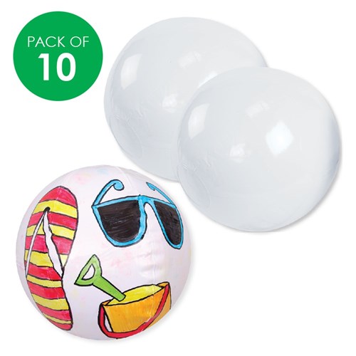 Design Your Own Inflatable Balls - Pack of 10