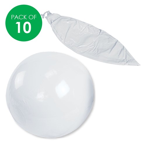 Design Your Own Inflatable Balls - Pack of 10