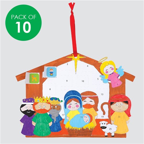 Advent Calendars - Nativity - Pack of 10