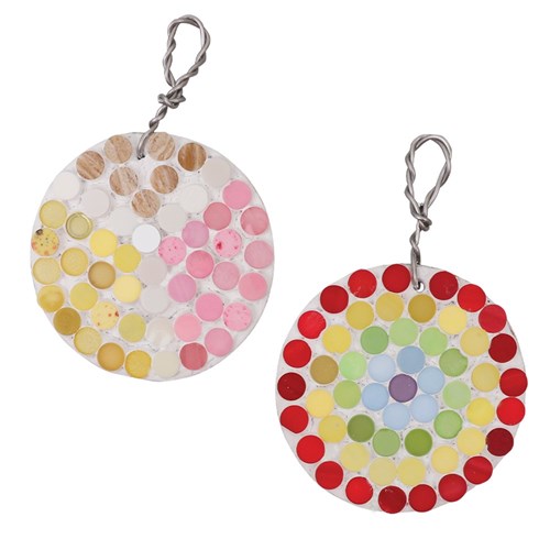 Round Mosaics - Assorted Colours - 300g Pack