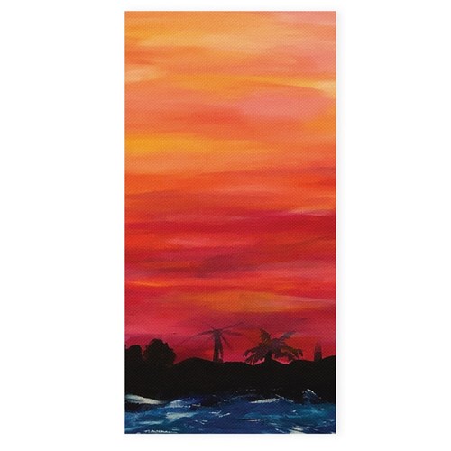 Canvas Panel Art Board - Large Rectangle - 30 x 60cm