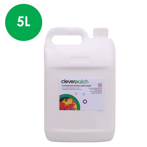 CleverPatch Transparent Poster Paint Base - 5L