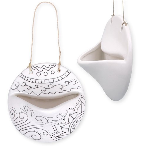 Porcelain Hanging Planter - Each