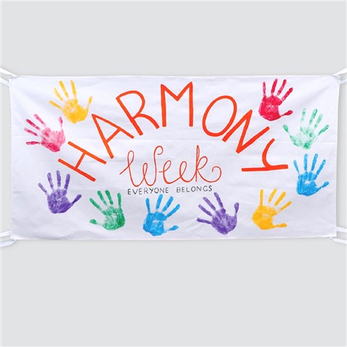 Cotton Banner with Ties - Each