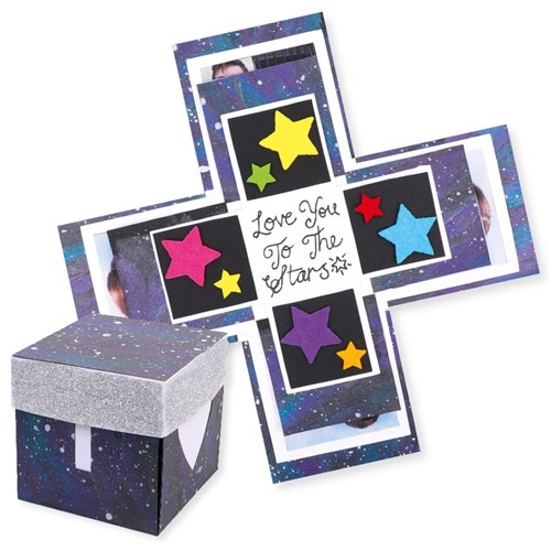 Cardboard Explosion Boxes - White - Pack of 10