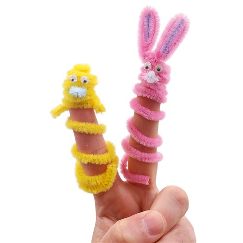 Chenille Stems - Pastel - Pack of 100