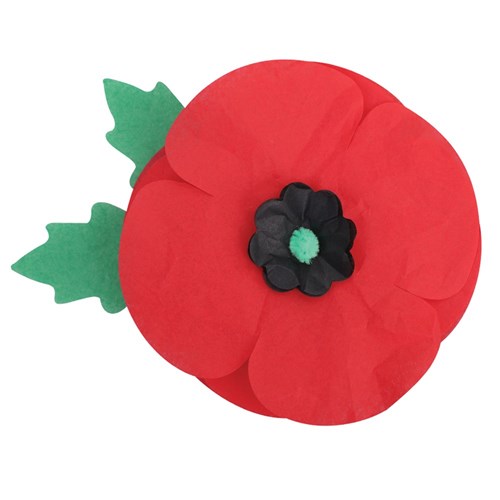 Tissue Paper Poppies - Pack of 30