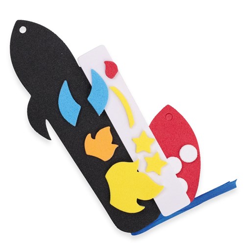 Foam Rocket Bookmark CleverKit