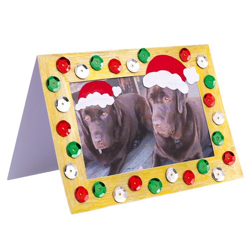 Cardboard Frame Greeting Cards - White - Pack of 10