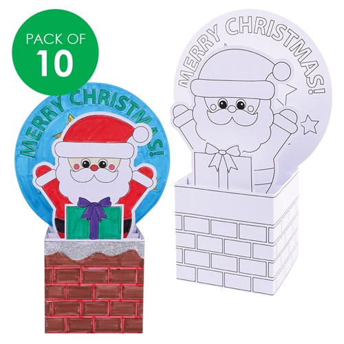3D Colour in Pop Up Cards - Christmas - Pack of 10