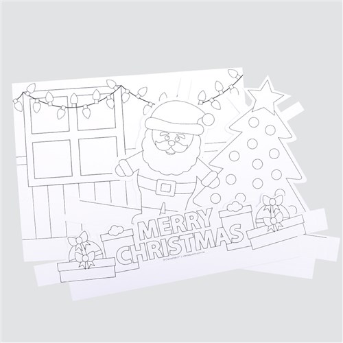 3D Cardboard Christmas Scenes - Pack of 10