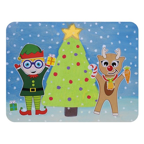 Layered Christmas Character Stickers - Pack of 20 Sheets