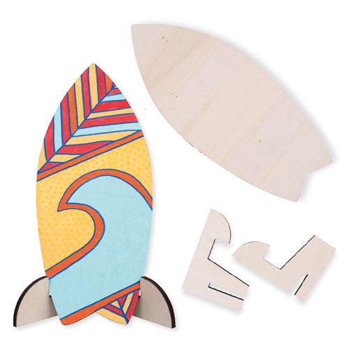 Wooden Surfboard - Large - Each