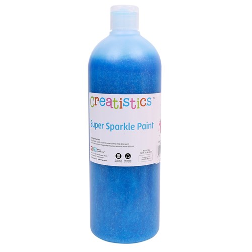 Creatistics Glitter Paint - Blue - 1L