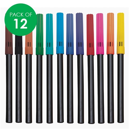 Creatistics Coloured Markers - Pack of 12