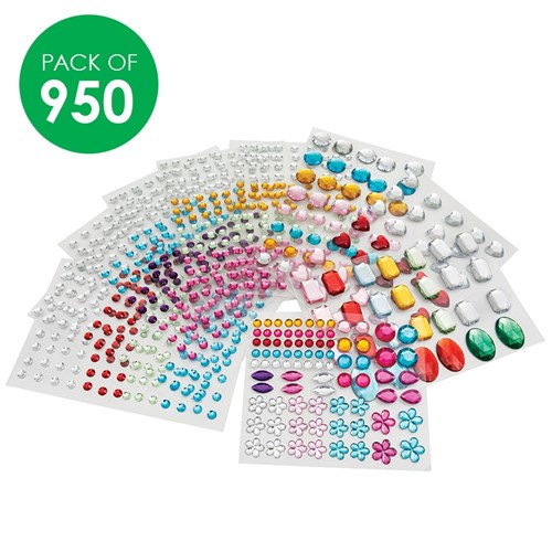 Self-Adhesive Rhinestones - Pack of 950