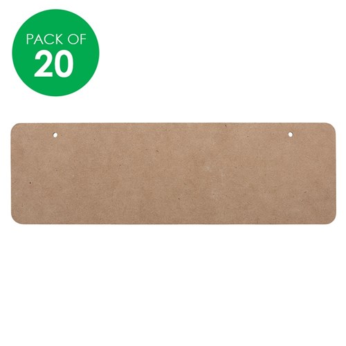Wooden Plaques - Pack of 20