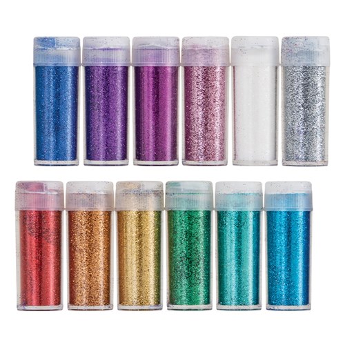 Bio-Glitter - 10g - Pack of 12 Colours