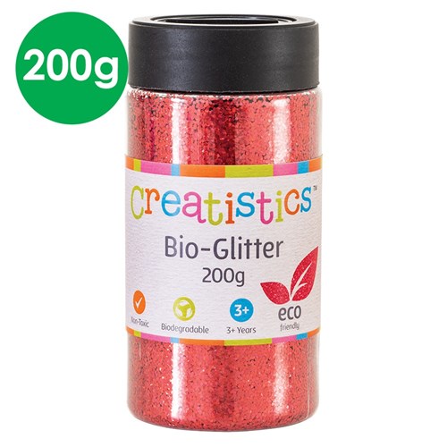 Bio-Glitter - Red - 200g