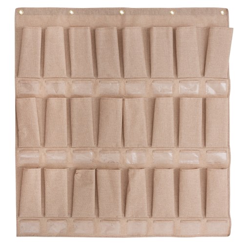 Slim Storage Pocket - Natural - 24 Pockets