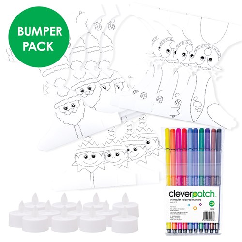 Christmas Character LED Tealights Bumper Pack