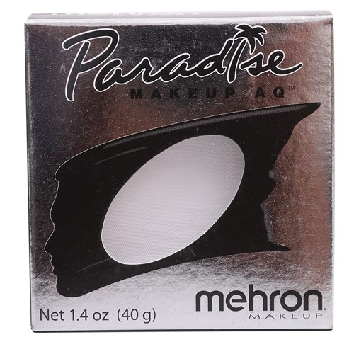 Paradise Face & Body Paint - White - 40g Cake