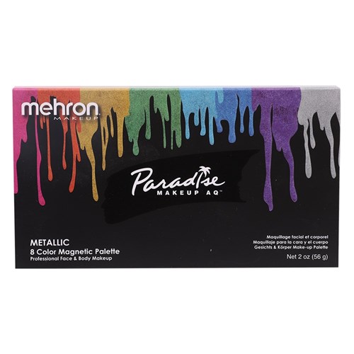 Paradise Face & Body Paint Palette - Metallic - 8 Colours