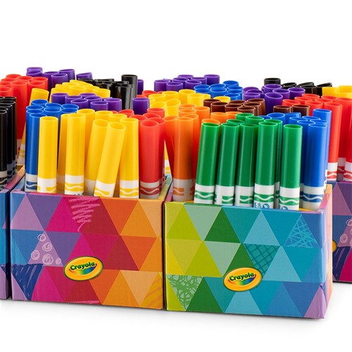 Crayola Washable Broad Line Markers Classroom Set - Pack of 120