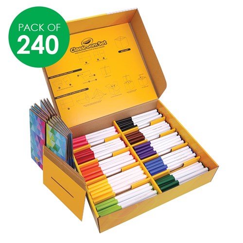 Crayola Super Tips Washable Markers Classroom Set - Pack of 240