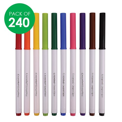 Crayola Super Tips Washable Markers Classroom Set - Pack of 240