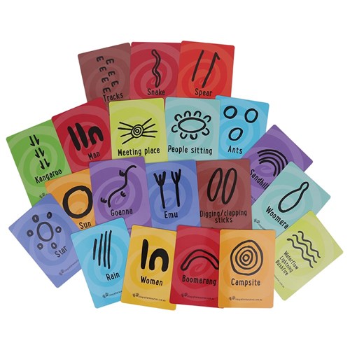 Indigenous Symbol Flash Cards - Pack of 20
