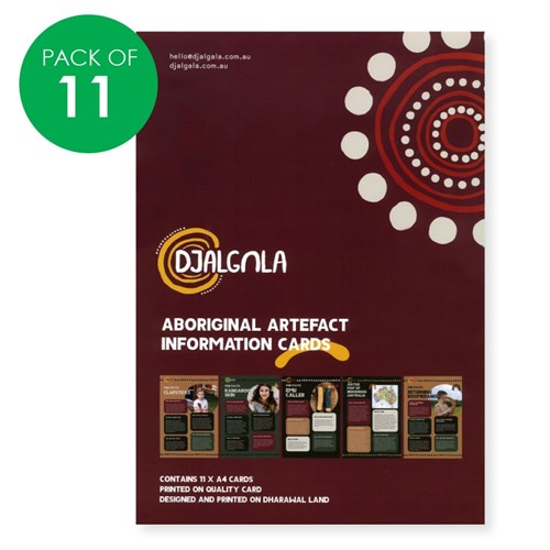 Aboriginal Artefact Information Cards - Pack of 11