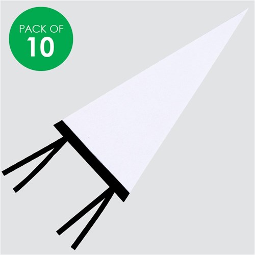 Felt Pennant Flags - Pack of 10