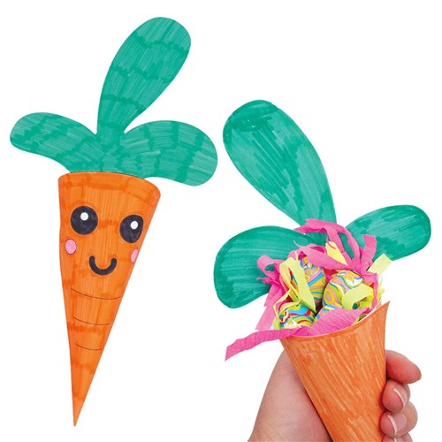 Paper Carrot Treat Holders - Pack of 10