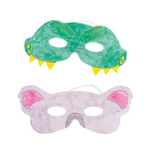 Cardboard Masks - Aussie Animals - Pack of 20