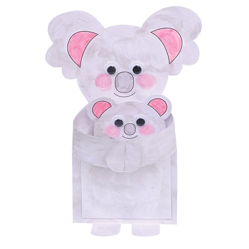 Cardboard Animal Cuddle Cards - Pack of 20