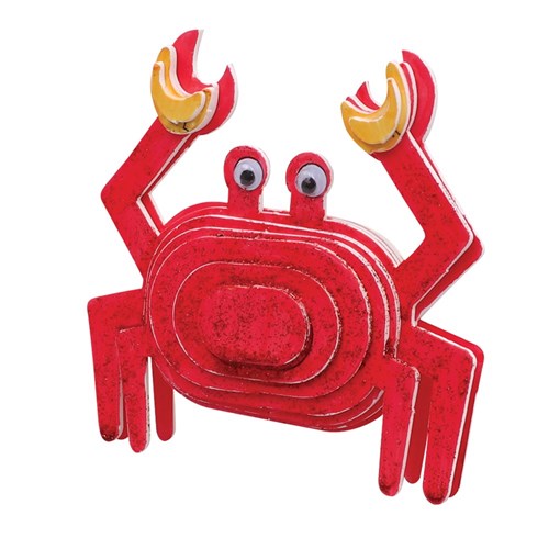 3D Cardboard Animal Puzzles - Crab - Pack of 10