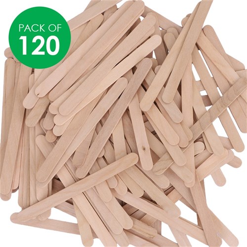 Popsticks - Natural - Pack of 120