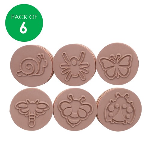 Wooden Stamps - Minibeasts - Pack of 6