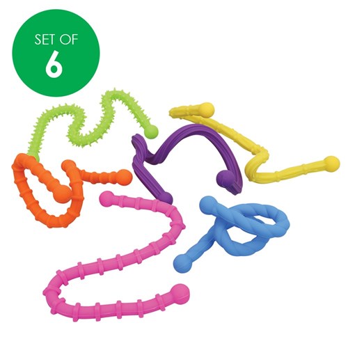 Textured Twistable Strings - Pack of 6