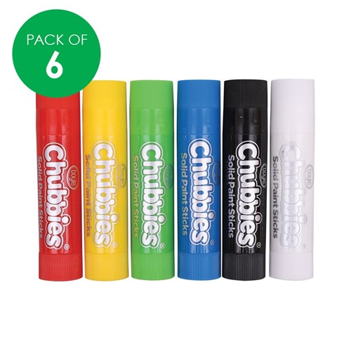 Chubbies Paint Sticks - Pack of 6