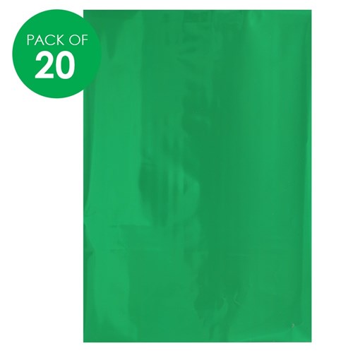 Foil Art Sheets - Dark Green - Pack of 20