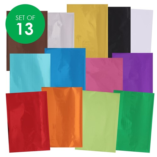 Foil Art Sheets - Set of 13 Colours