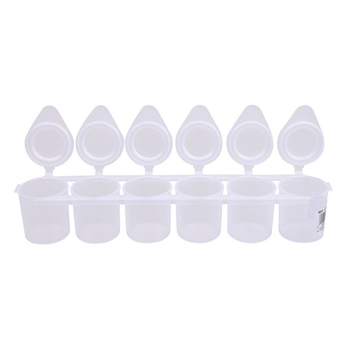 Plastic Mixing Pots - Small - 6 Well